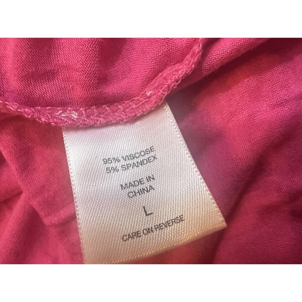 NY&Co Maxi Dress Women's Size Large Pink Dress Summer Comfort Flow Cool - Picture 9 of 9